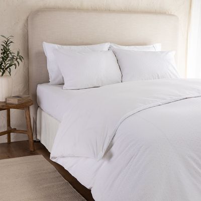 Imagen 2 del producto Funda De Plumón 100% Algodón Plumeti Blanco