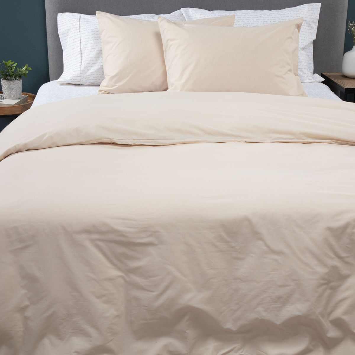 TEXTIL VIÑA - Juego de Cama Funda de Plumón + Juego de Sábanas Romantic Textil Vina