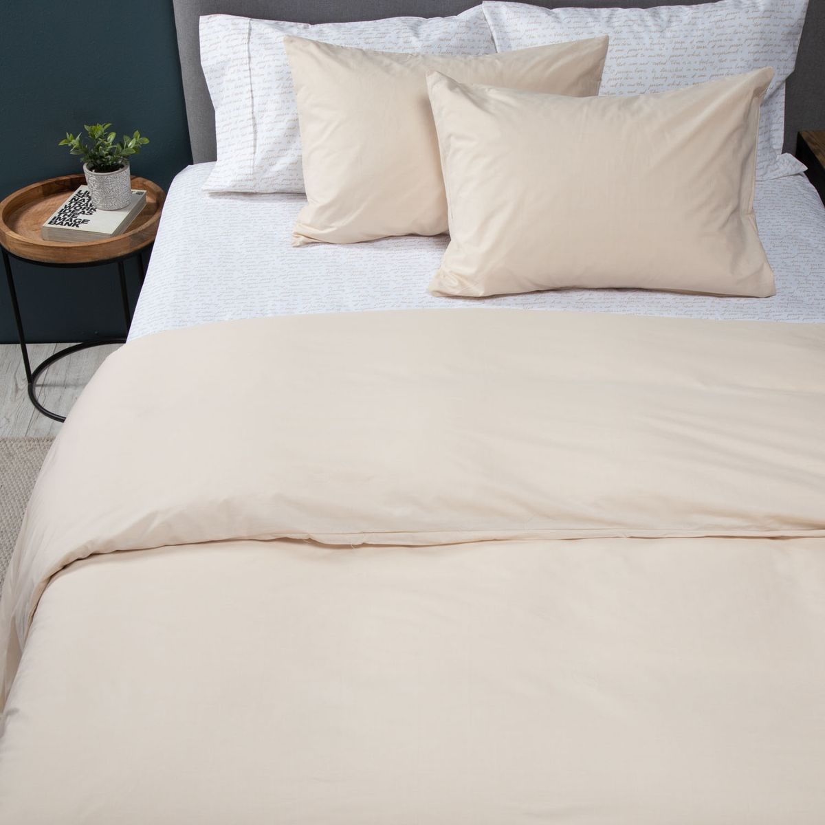 TEXTIL VIÑA - Juego de Cama Funda de Plumón + Juego de Sábanas Romantic Textil Vina