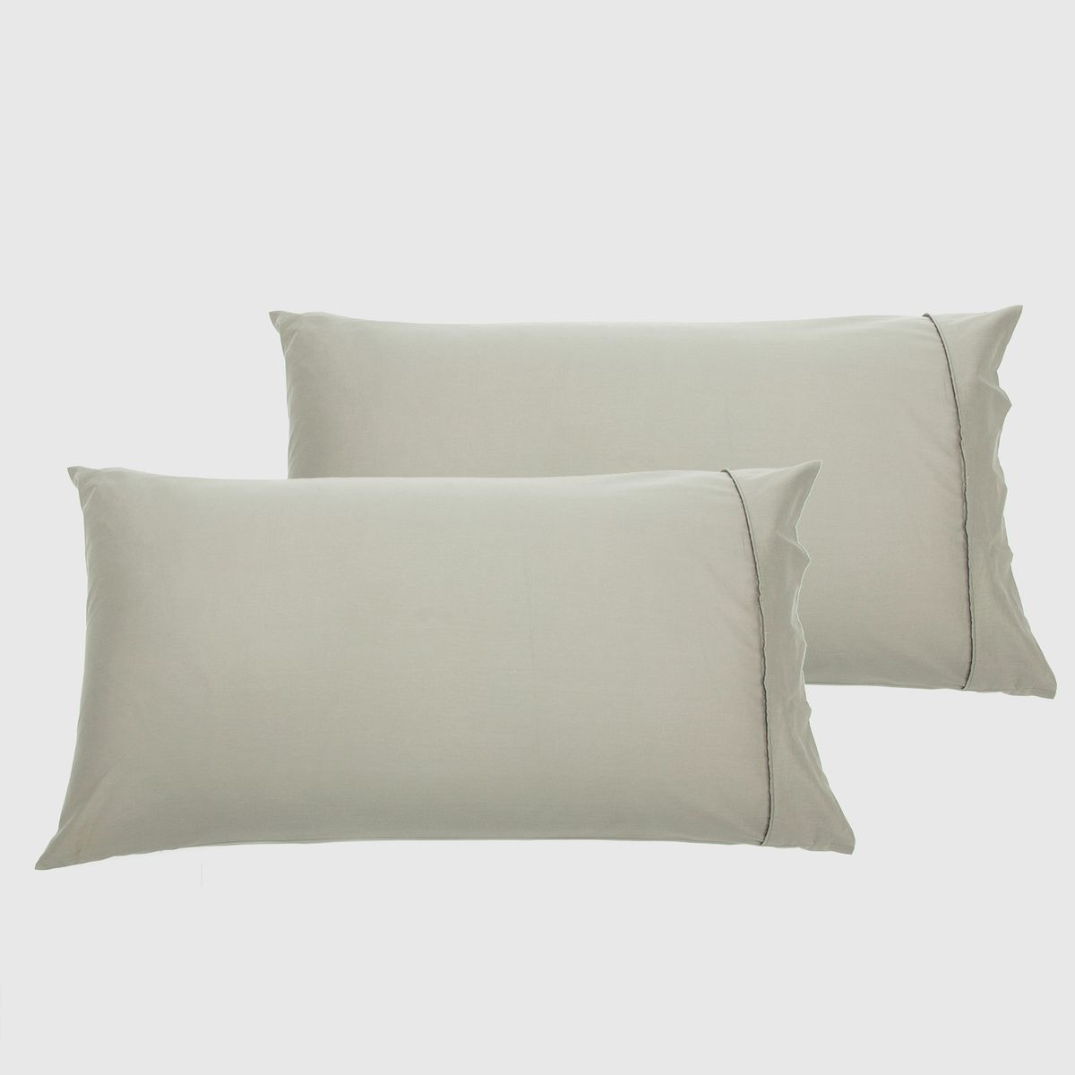 MICA - Set 2 Fundas de Almohadas 180 Hilos 100% Algodón Mica