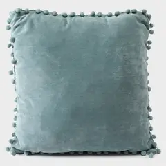 ROBERTA ALLEN - Cojín Decorativo Pompon 45X45 Cm