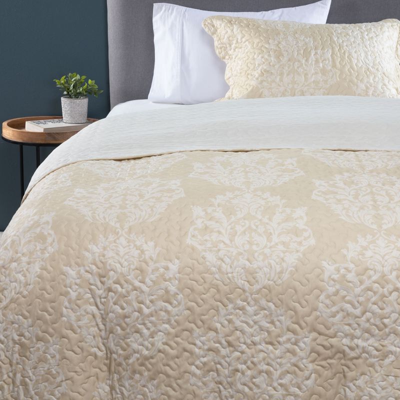 TEXTIL VIÑA - Cubrecama Quilt + Funda De Almohada Vina Musa Microfibra