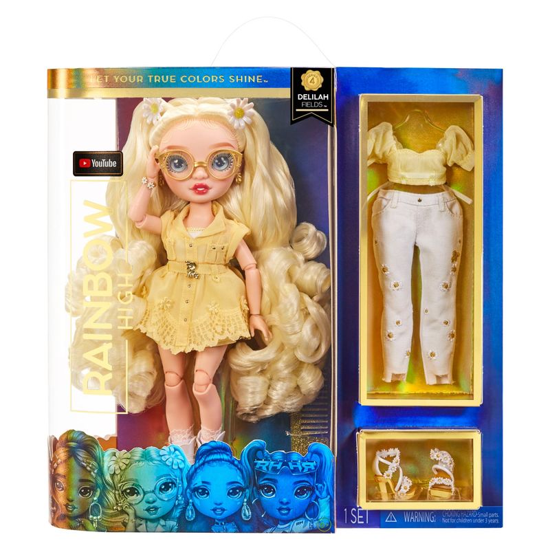 RAINBOW HIGH - Muñeca Rainbow High Core Fashion Doll S4- Delilah Fields (Buttercup)