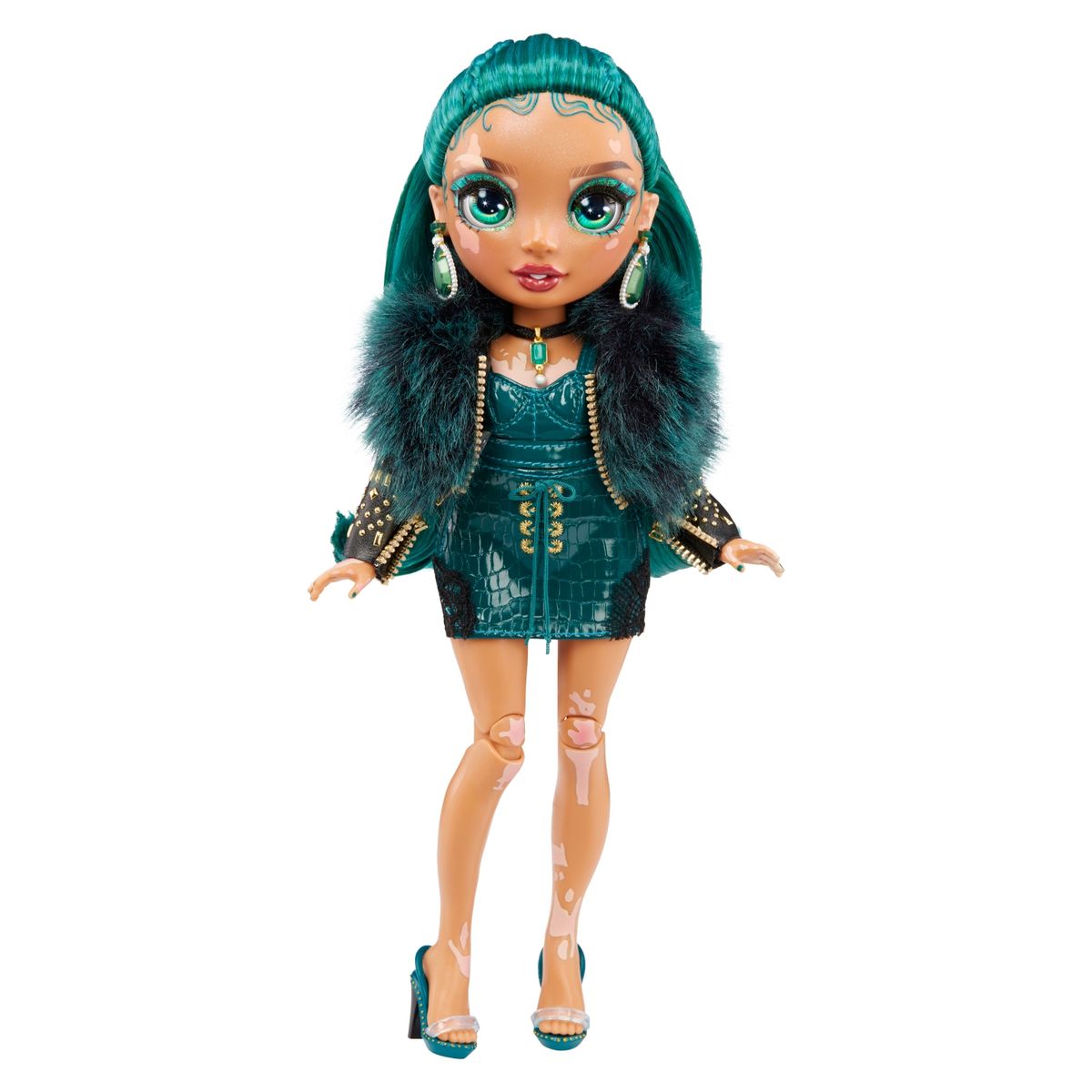 RAINBOW HIGH - Muñeca Rainbow High Core Fashion Doll S4- Jewel Richie (Emerald)