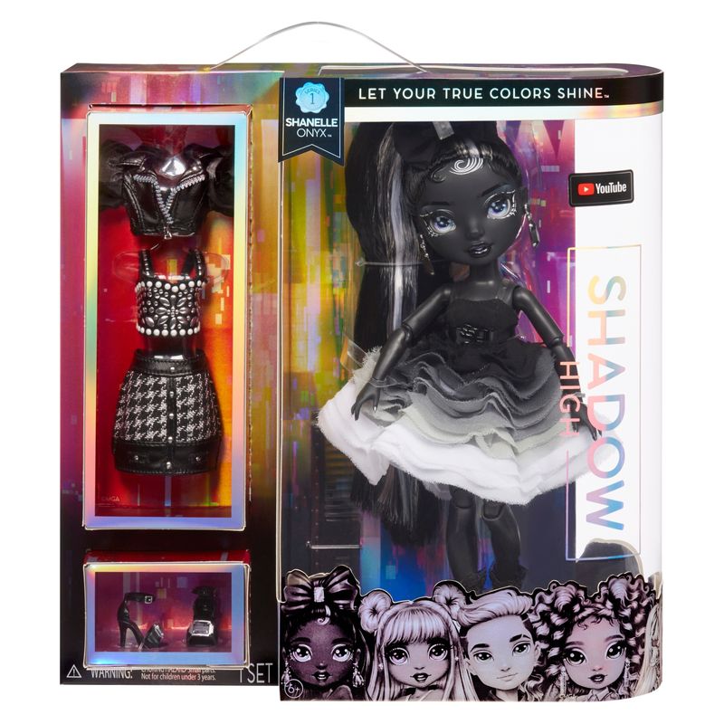 RAINBOW HIGH - Muñeca High Shadow High Doll- Shanelle Onyx Rainbow High