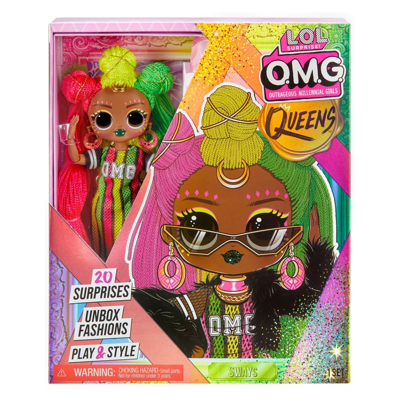 LOL - Suprise Muñeca Omg Queens  - Sways 25 Cms LOL