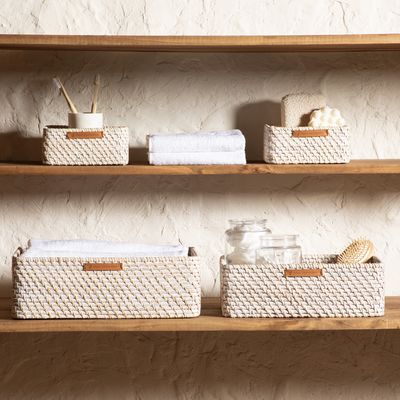 Imagen 2 del producto Set 3 Canastos 19X15X8Cm 35X23X11Cm 40X28X13 Cm