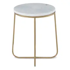 BASEMENT HOME - Mesa Red Pie Marmol Gold 40Cm