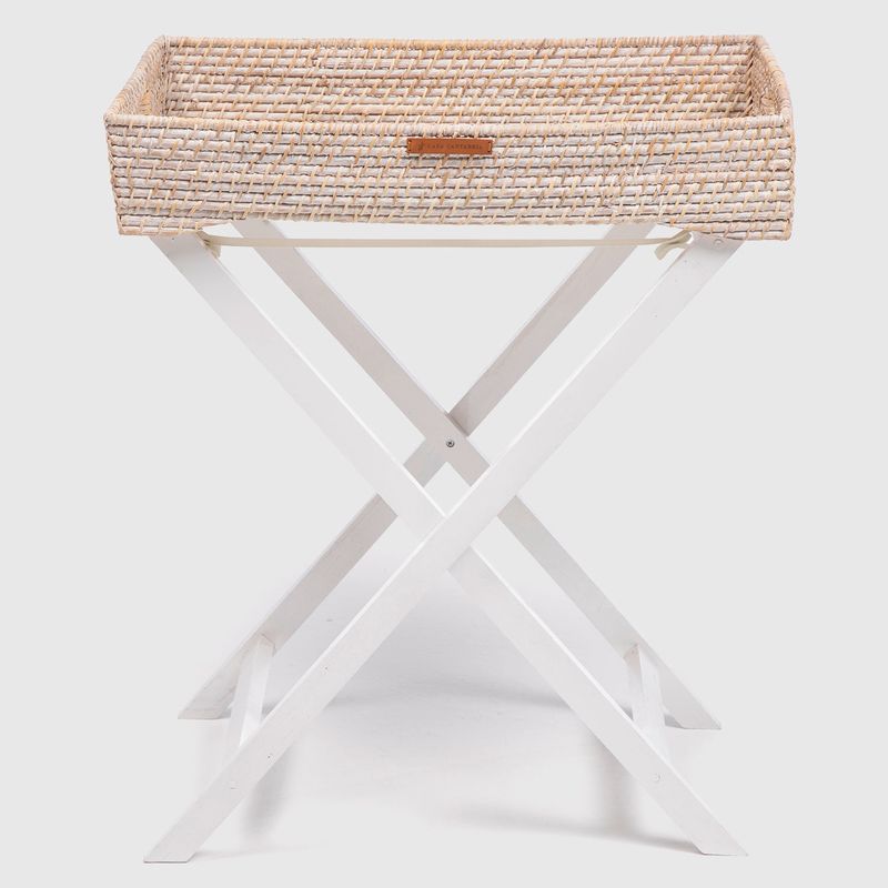CASA CANTABRIA - Mesa Auxiliar Rattan 65X75 cm Casa Cantabria