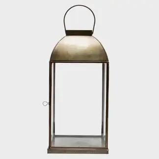 CASA CANTABRIA - Farol Metal Envejecido 20x20x42 cm