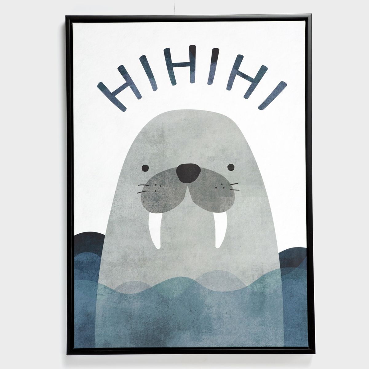 BASEMENT HOME - Cuadro Infantil Basement Home Diseño Morsa 73x53 cm