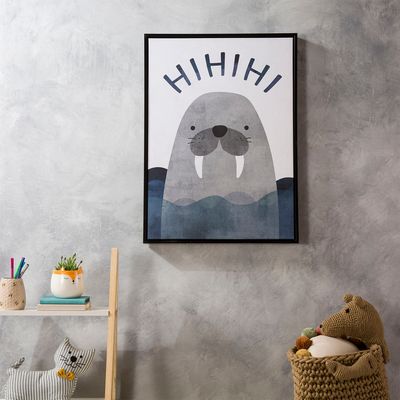 Imagen 2 del producto Cuadro Infantil Diseño Morsa 73x53 cm