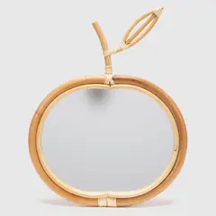 ROBERTA ALLEN - Espejo de Pared Infantil Diseño Manzana Rattán