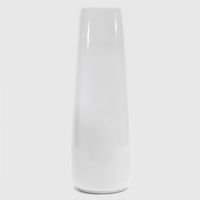 Florero Cerámica Blanco 35x12 Cm