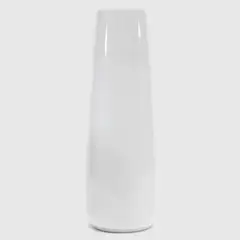 CASA CANTABRIA - Florero Cerámica Blanco 35x12 Cm
