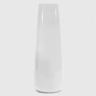 CASA CANTABRIA - Florero Cerámica Blanco 35x12 Cm