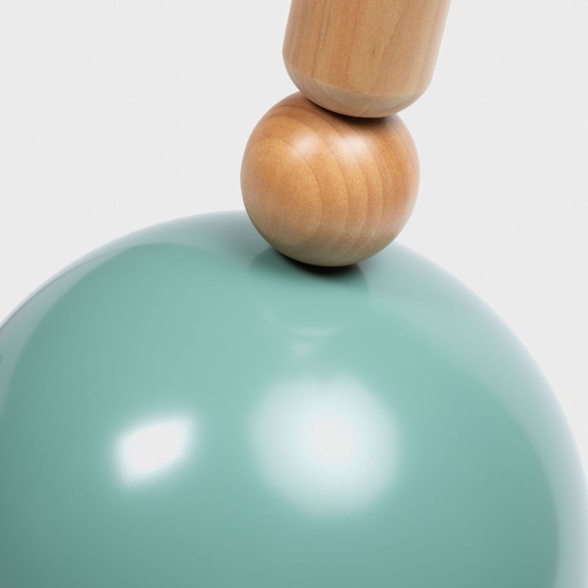 MICA - Lámpara Colgante Mica Eléctrica Halógena Metal y Madera 19x28 cm