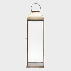 CASA CANTABRIA - Farol Metal Envejecido 20x20x66 cm