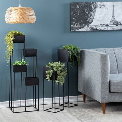 Imagen 2 del producto Macetero Pedestal Con Soporte 20X80 Cm