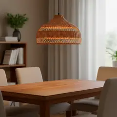 ROBERTA ALLEN - Pantalla Lámpara Rattan 45x29 Cm