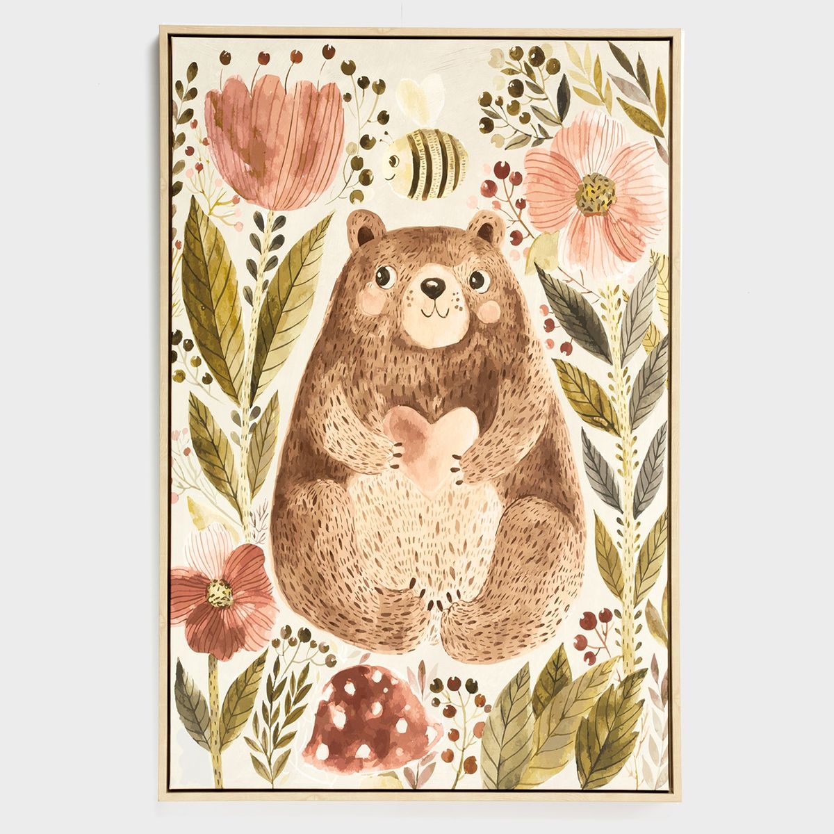 BASEMENT HOME - Cuadro Decorativo Infantil Oso 93X63 Cm Basement Home