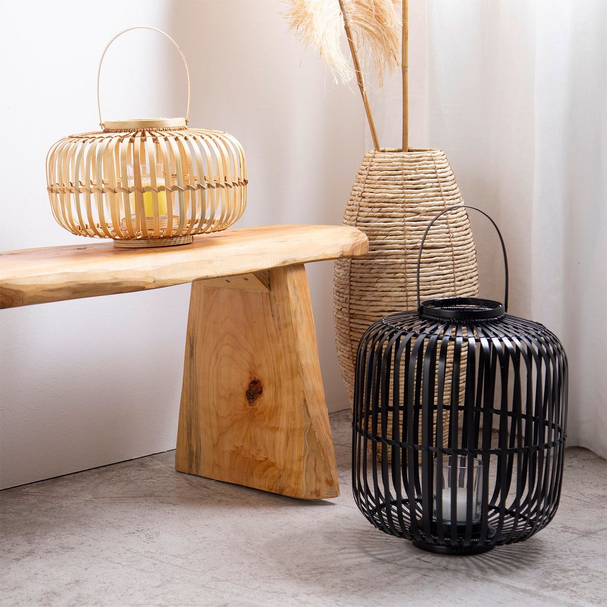 ROBERTA ALLEN - Fanal Bambú 36X20 Cm Roberta Allen