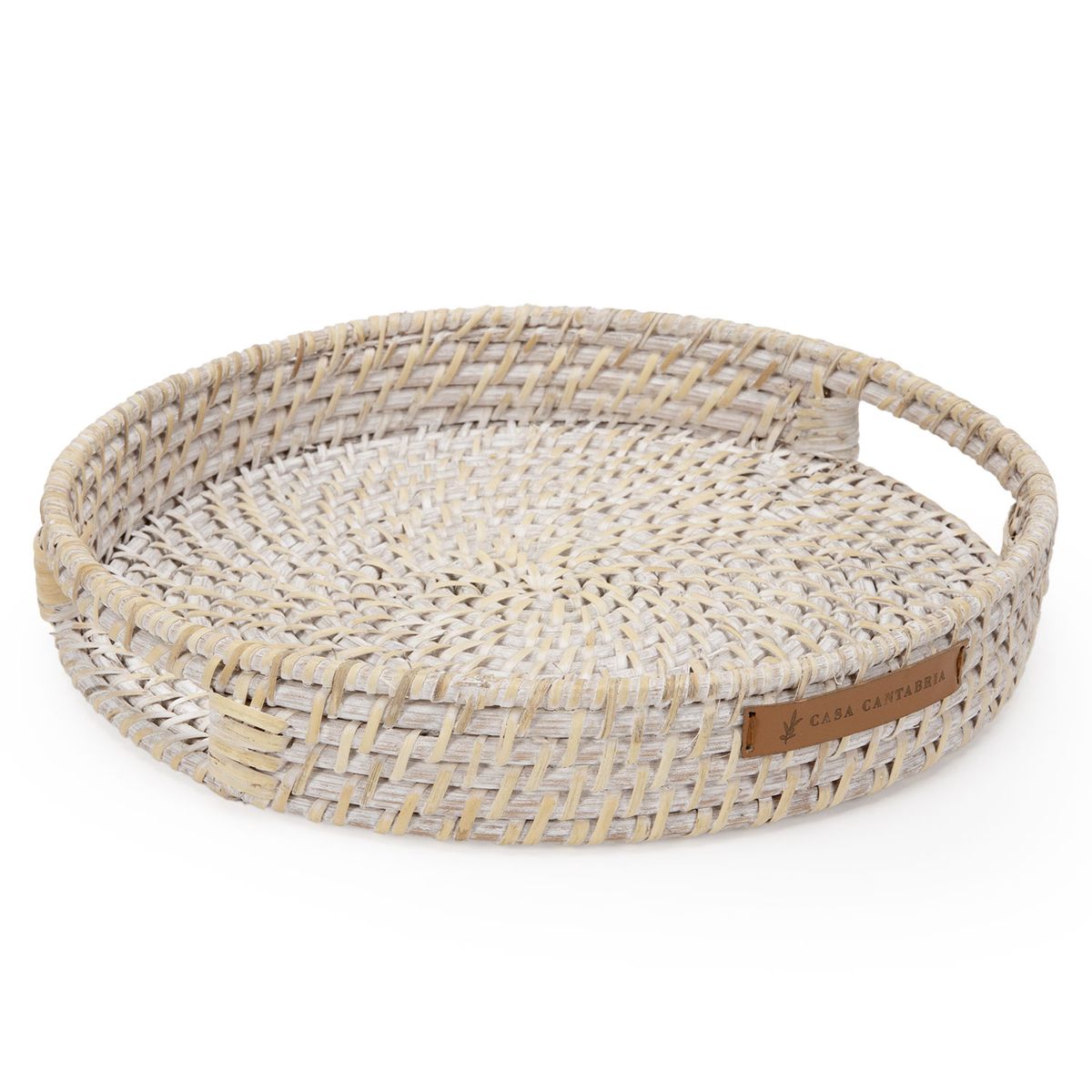 CASA CANTABRIA - Bandeja Decorativa 30X5 Cm Rattan Casa Cantabria