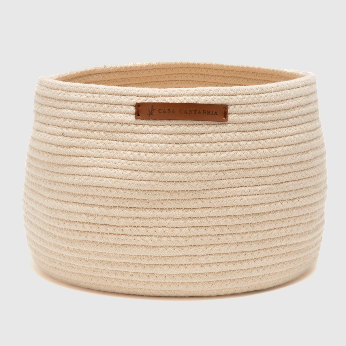 CASA CANTABRIA - Canasto Algodón 28X20 Cm Casa Cantabria