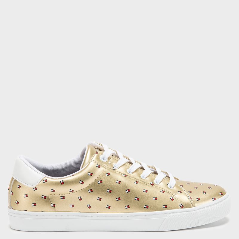 TOMMY HILFIGER - Tommy Hilfiger Zapatilla Urbana Mujer Dorado