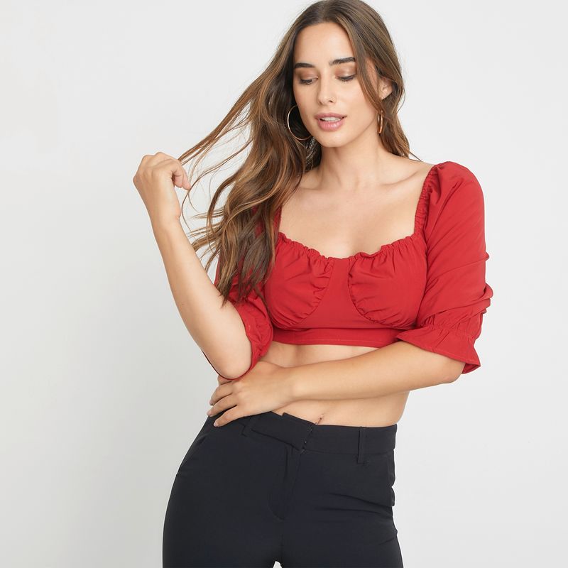DAHLA - Polera Manga Corta Mujer Dahla