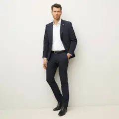 WOLF&HANK - Pantalón Traje Slim Fit 100% Lana Hombre