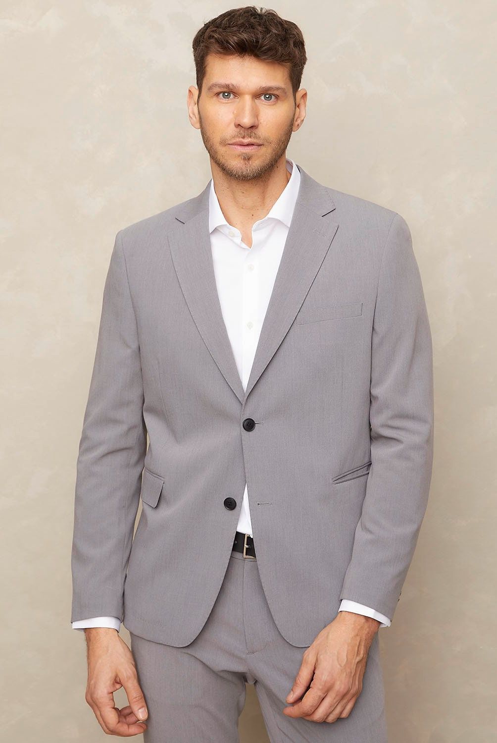 WOLF&HANK - Chaqueta Traje Formal Hombre Slim Fit Performance Wolf&Hank
