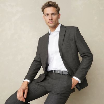 Imagen 2 del producto Chaqueta Traje Formal Hombre Slim Fit 100% Lana