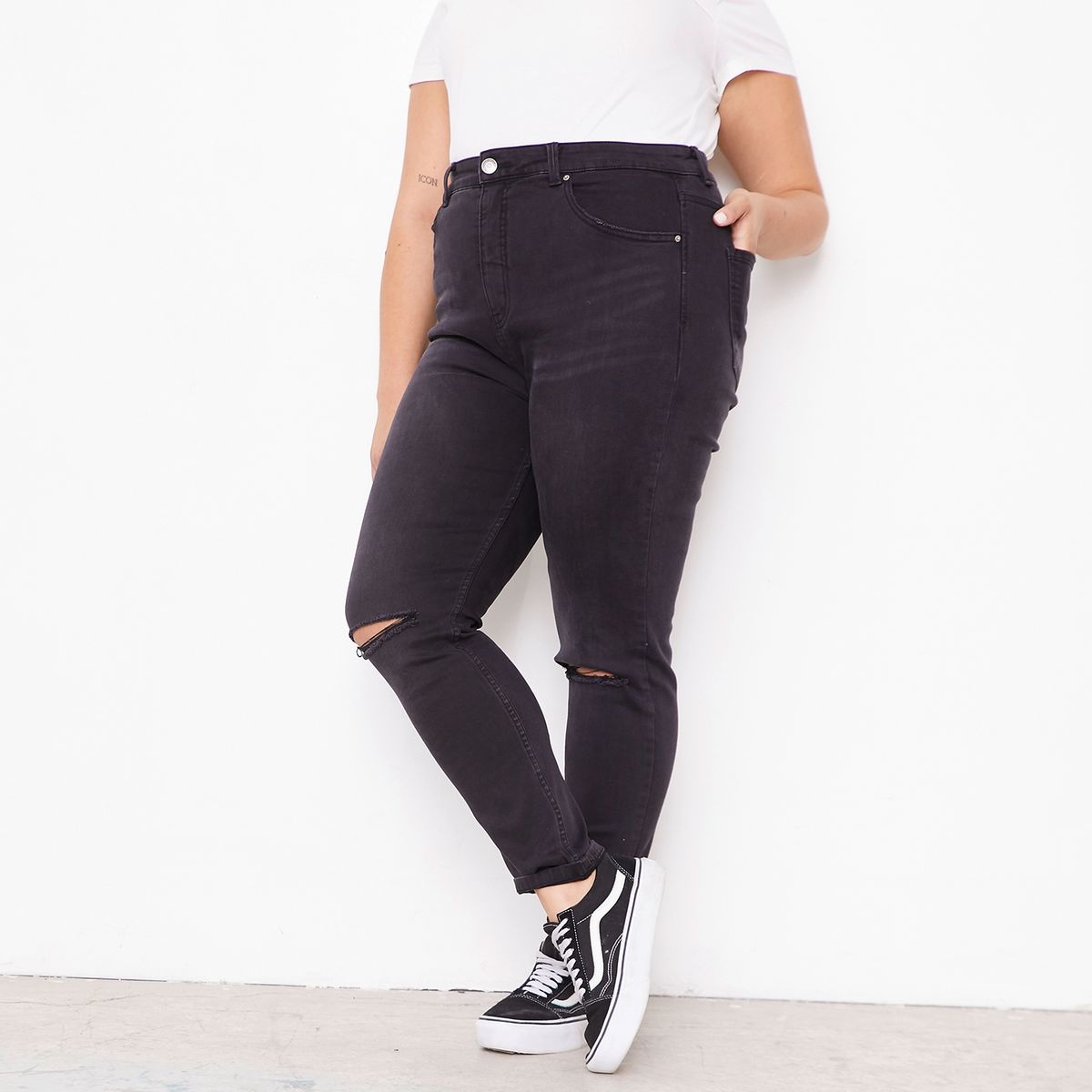 AMERICANINO - Jeans Skinny Tiro Alto Mujer Americanino