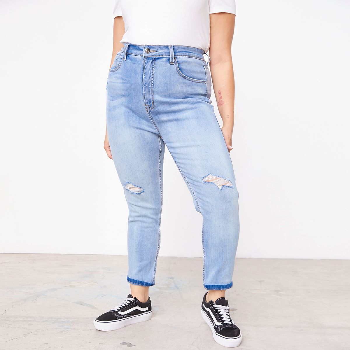 AMERICANINO - Jeans Skinny Tiro Alto Mujer Americanino