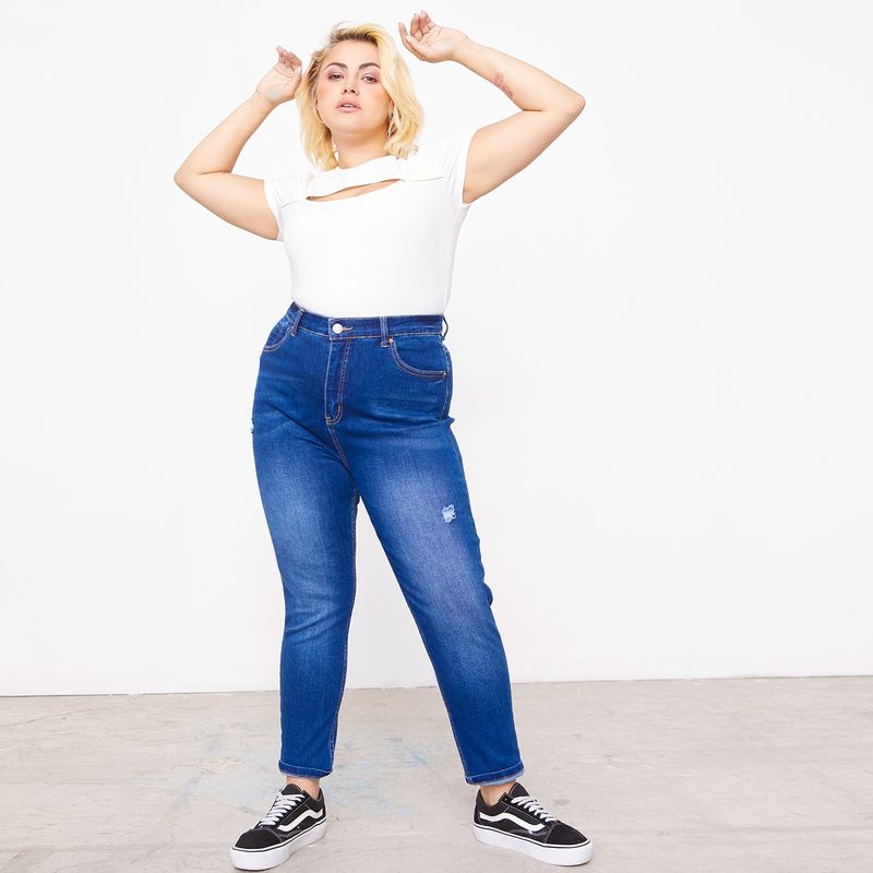 AMERICANINO - Jeans Skinny Tiro Alto Mujer Americanino
