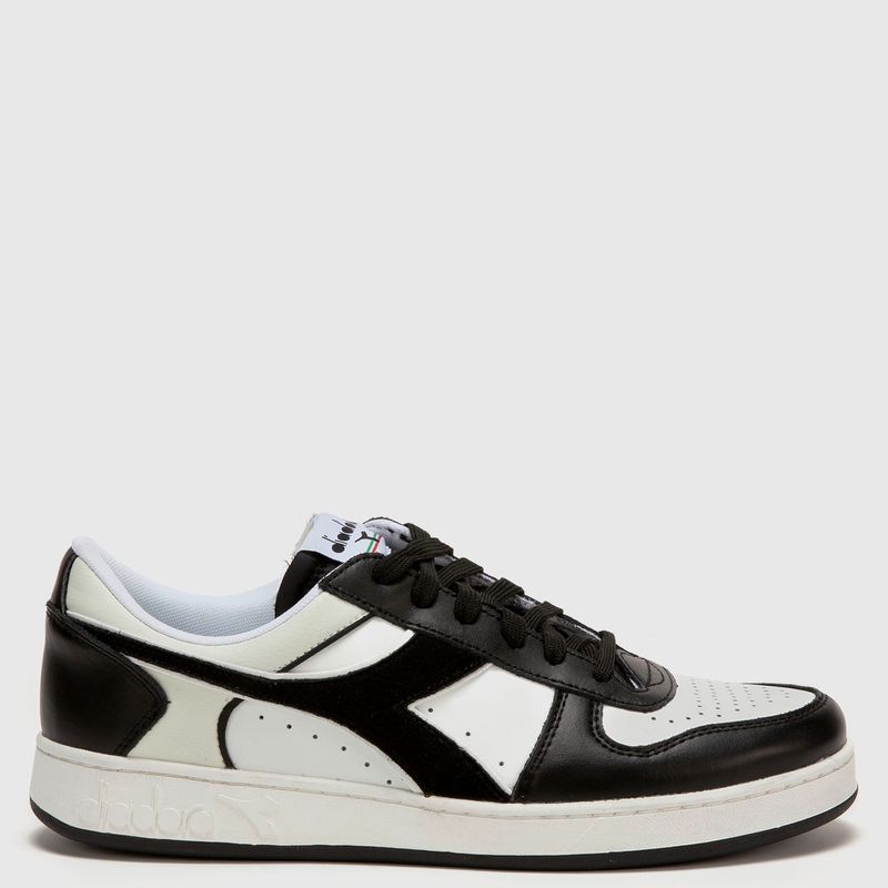 DIADORA - Zapatilla Urbana Hombre Cuero Negro Diadora