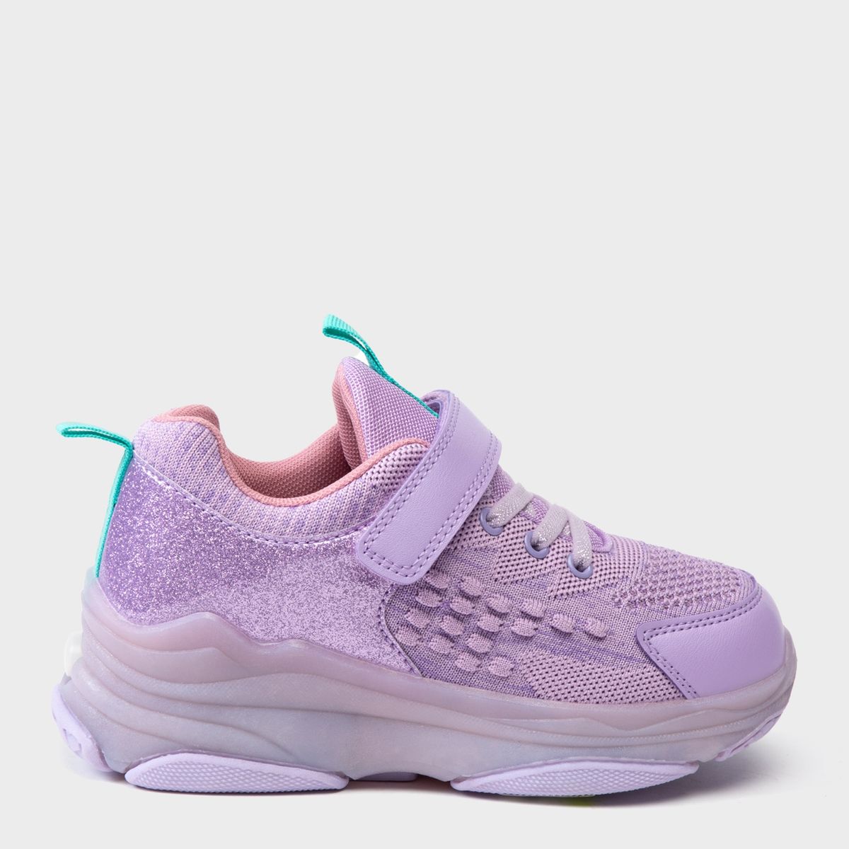 YAMP - Zapatilla con Luces y Ruedas Niña Morada Yamp