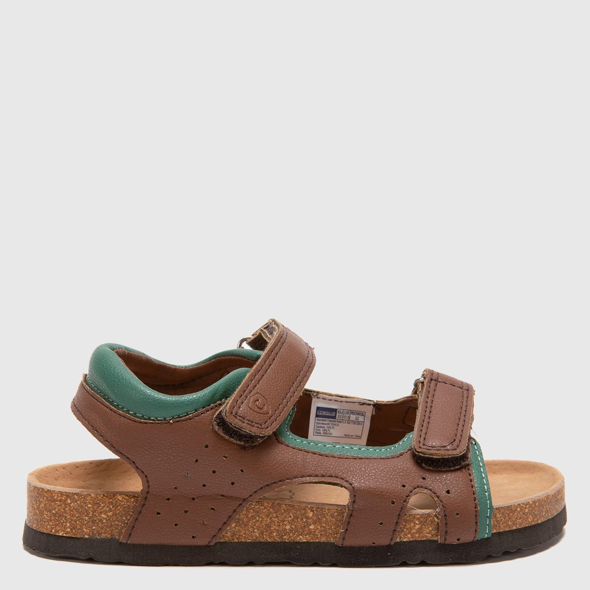 CONIGLIO - Sandalia Niño Café Coniglio