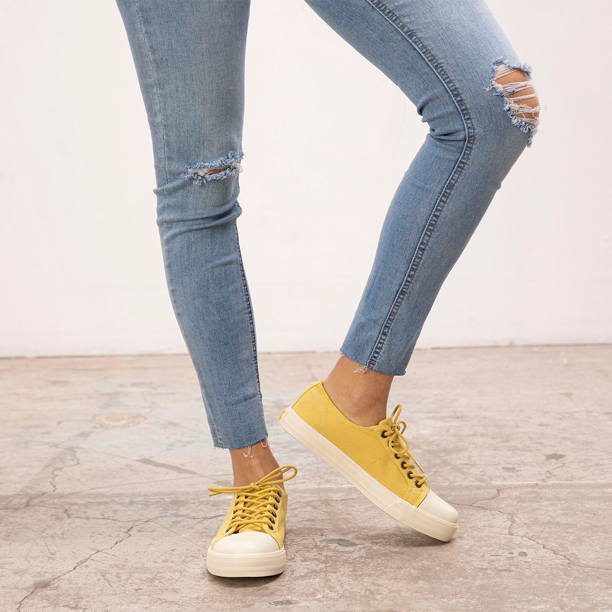 AMERICANINO - Zapatilla Urbana Mujer Amarilla Americanino