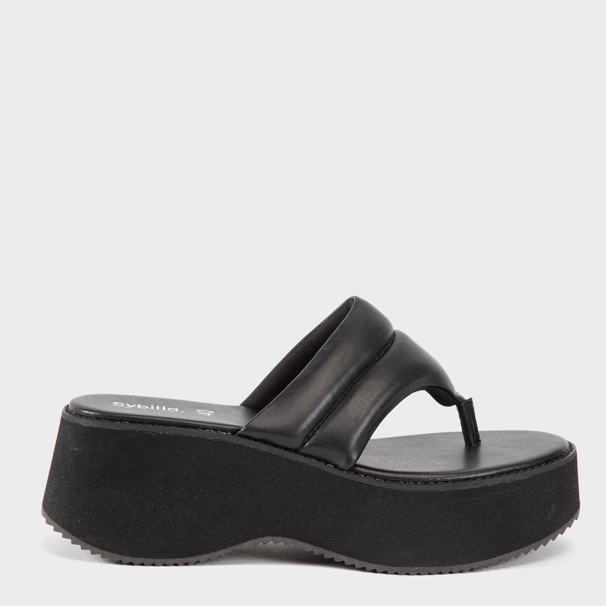 SYBILLA - Sandalia Mujer Negro Sybilla