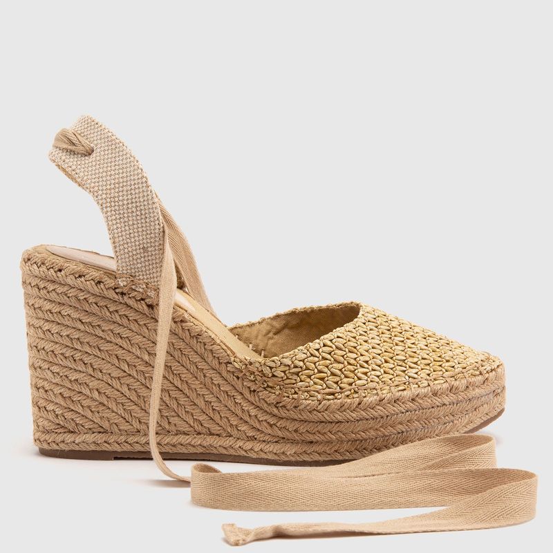 BASEMENT - Basement Alpargata Mujer Beige/Khaki