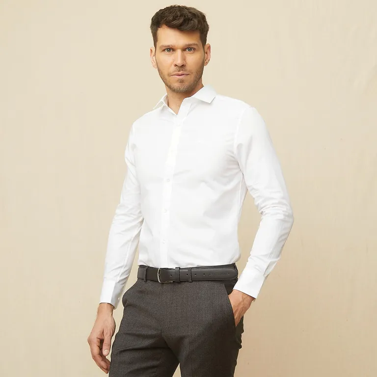 Camisa Formal Slim Fit Hombre