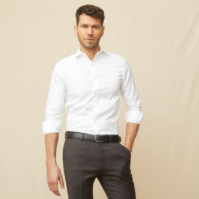 Camisa Formal Slim Fit Hombre