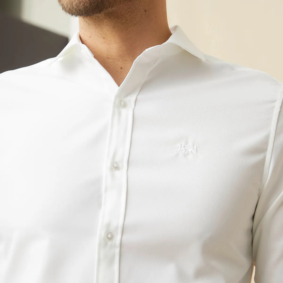 LA MARTINA - Camisa Formal Slim Fit Hombre La Martina