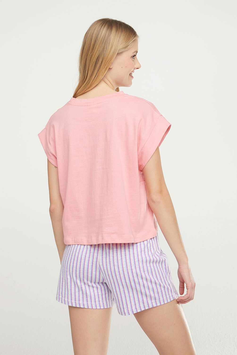 SYBILLA - Polera Pijama Mujer Sybilla