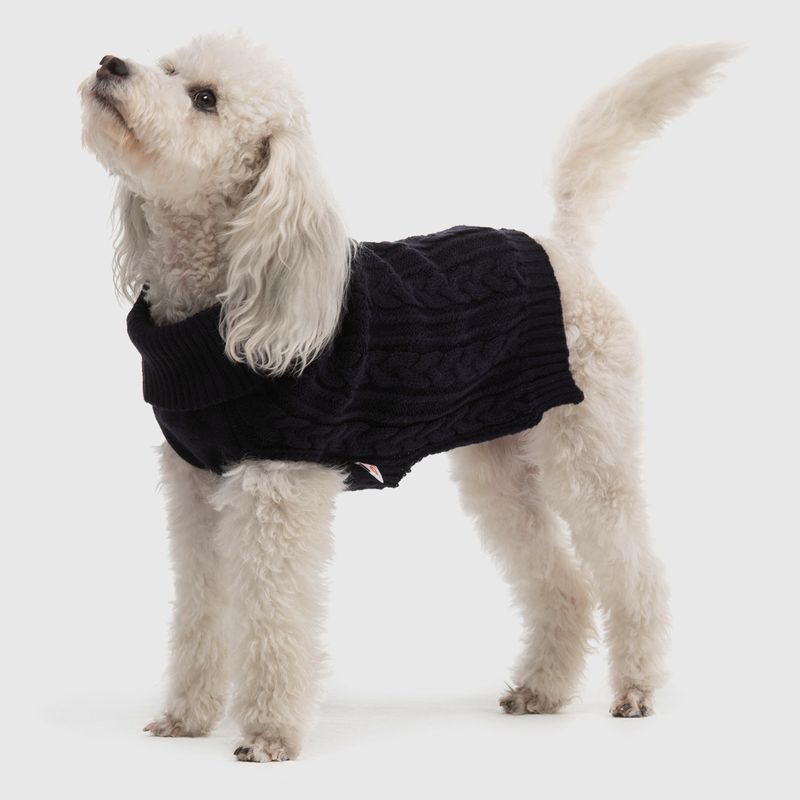 KULCAN - Sweater Perro Pequeño Trenzado Talla M 35 Cm Kulcan