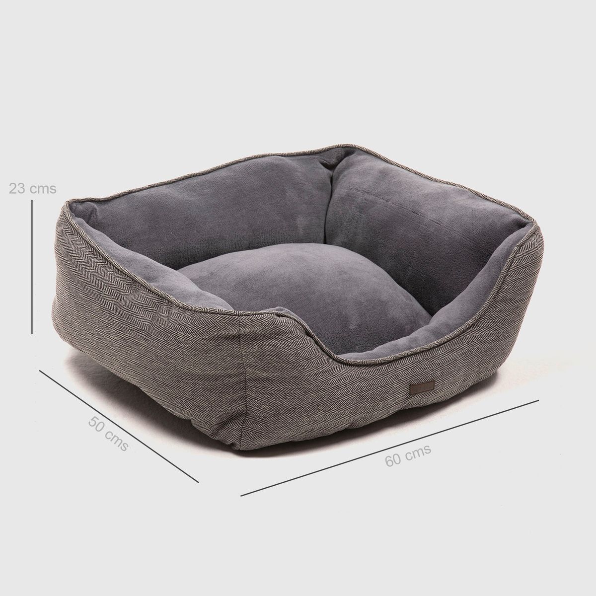 KULCAN - Cama para Perros Medianos Talla M 62x53x24 cm Kulcan