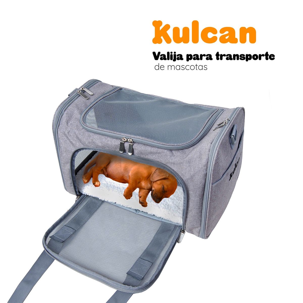 KULCAN - Bolso Transportador de Mascotas 45x28x28 cm Kulcan