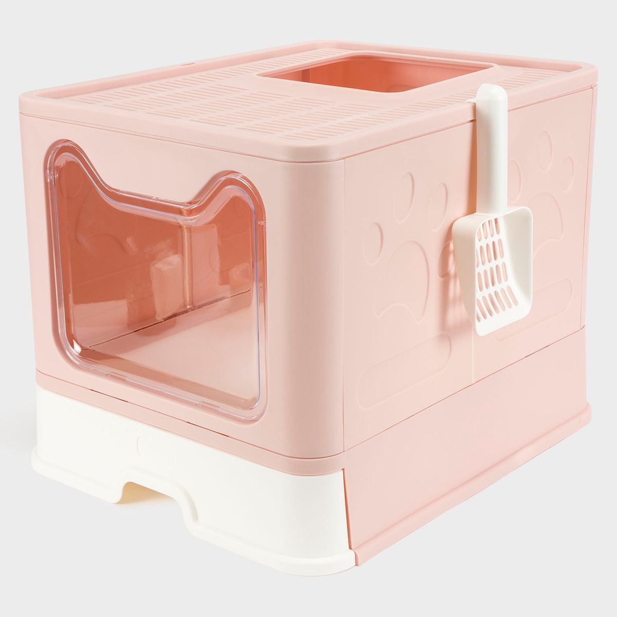 KULCAN - Caja de Arena para Gatos Cerrada 51x41x38 cm Kulcan